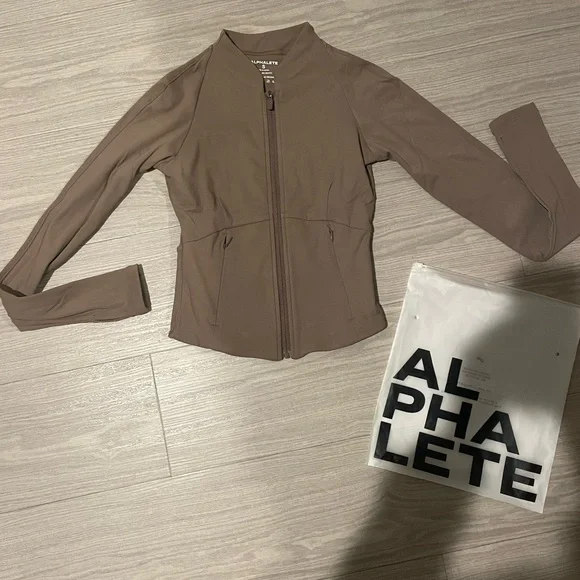 Alphalete aura sculpt jacket mocha - Picture 3 of 7